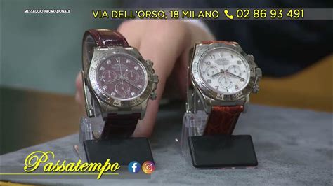 rolex passatempo via dell'orso milano|Passatempo orologi da collezione .